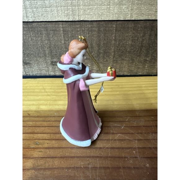 Grolier Disney Porcelain Treasures Ornament Belle In Box - Picture 4 of 6